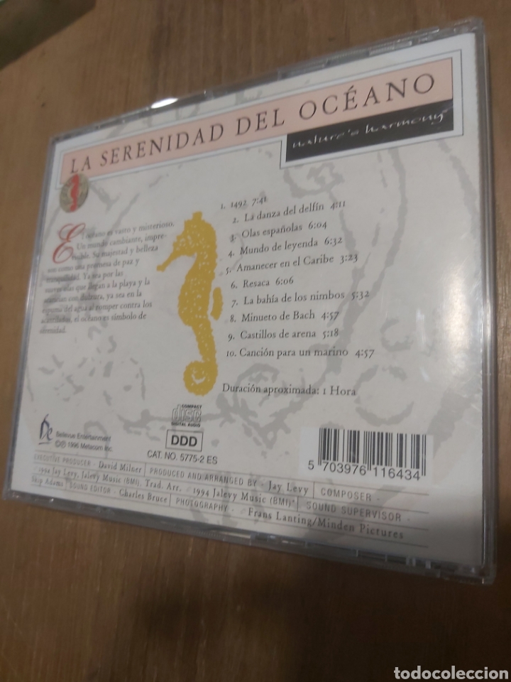 CDs de m&uacute;sica: CD la seriedad del oc&eacute;ano natures 1994 ddd - Foto 2