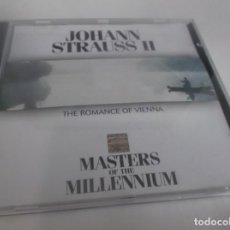 CDs de Música: CD.-JOHANN STRAUSS II-THE ROMANCE OF VIENNA-MASTERS OF THE MILLENNIUM.DIR.ALFRED SCHOLZ-AÑO 1999. Lote 341353363
