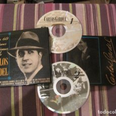 CDs de Música: CD BOX SET CARLOS GARDEL LAS 60 MEJORES CANCIONES 2 CD´S + LIBRETO TANGO