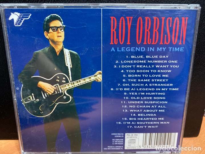 CDs de m&uacute;sica: Roy Orbison - A Legend In My Time (CD, Comp) - Foto 2