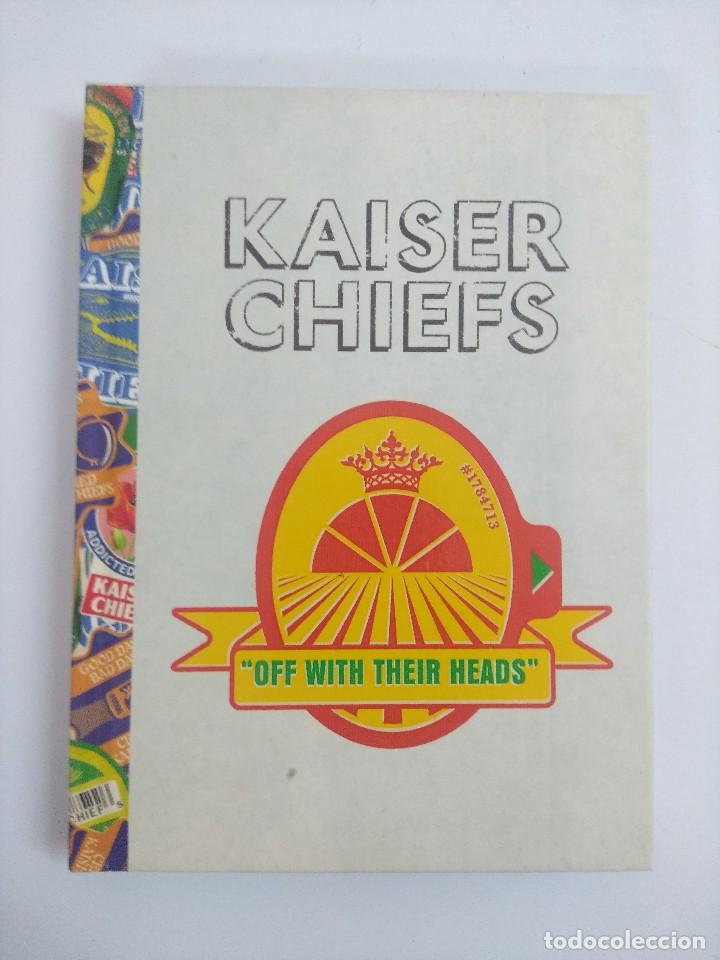 CDs de m&uacute;sica: KAISER CHIEFS/OFF WITH THEIR HEADS/LIBRO CD DOBLE. - Foto 1