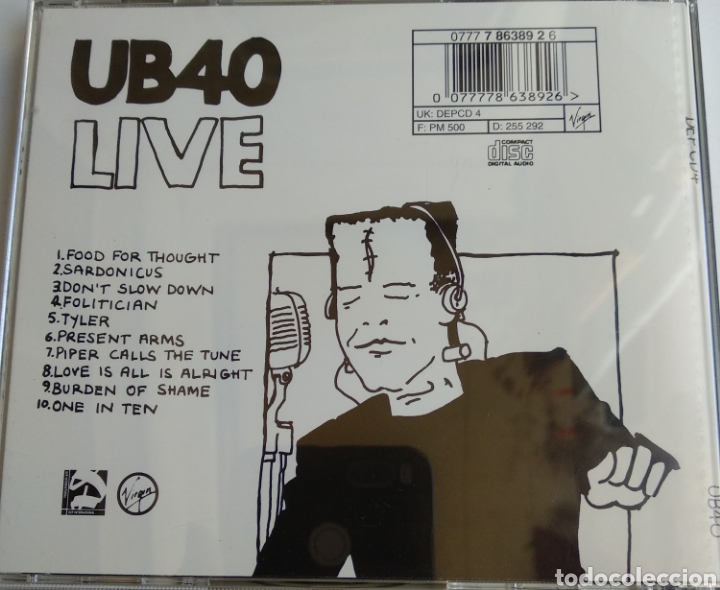CDs de m&uacute;sica: *UB40, LIVE, EU, DEP, 1982 - Foto 2