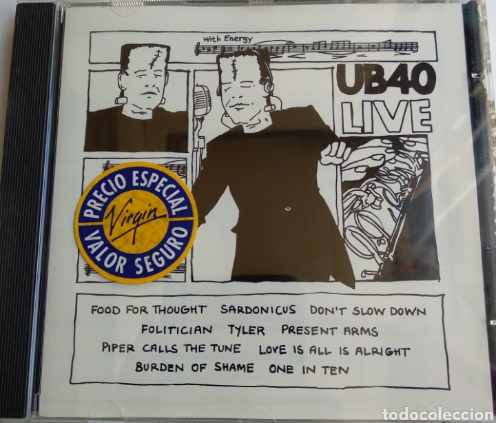CDs de m&uacute;sica: *UB40, LIVE, EU, DEP, 1982 - Foto 1