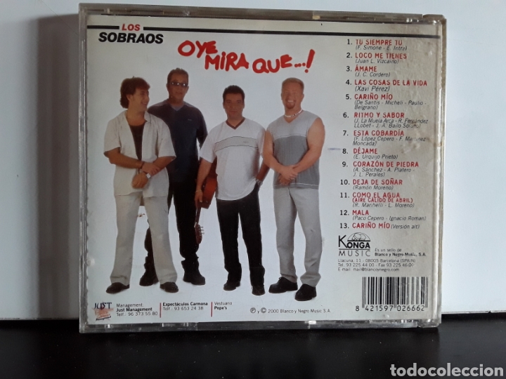 CDs de m&uacute;sica: Los Sobraos &lrm;&ndash; Oye Mira Que...! - Foto 2