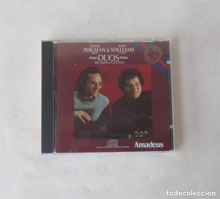 CDs de m&uacute;sica: DUOS PAGANINI Y GIULIANI - ITZHAK PERLMAN, JOHN WILLIAMS - Foto 1