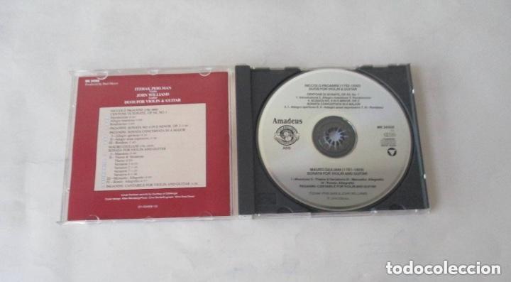 CDs de m&uacute;sica: DUOS PAGANINI Y GIULIANI - ITZHAK PERLMAN, JOHN WILLIAMS - Foto 2