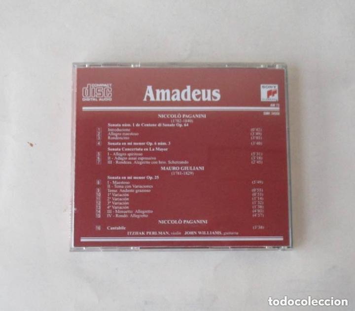 CDs de m&uacute;sica: DUOS PAGANINI Y GIULIANI - ITZHAK PERLMAN, JOHN WILLIAMS - Foto 3