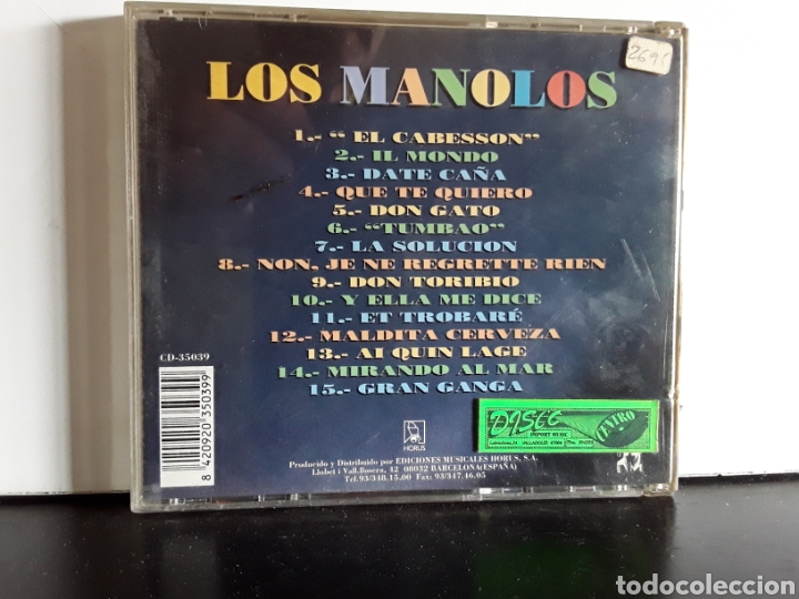 CDs de m&uacute;sica: Los Manolos &lrm;&ndash; Bailes Regionales - Foto 2