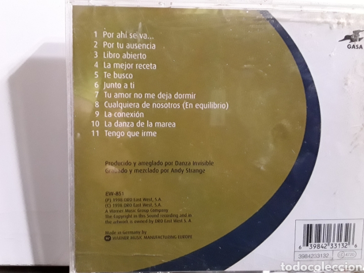CDs de m&uacute;sica: Danza Invisible &lrm;&ndash; En Equilibrio - Foto 2