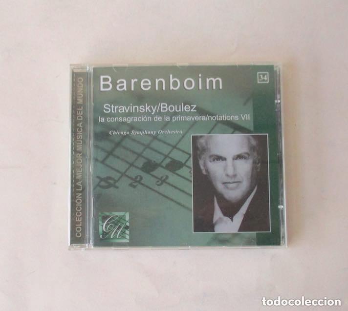 CDs de m&uacute;sica: BARENBOIM - STRAVINSKY - BOULEZ - Foto 1