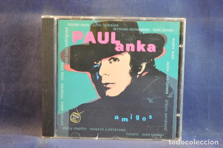 CDs de m&uacute;sica: PAUL ANKA - AMIGOS - CD - Foto 1