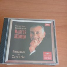 CDs de Música: GRABACIONES HISTORICAS DE MARCOS REDONDO . ROMANZAS DE ZARZUELA E.M.I. Lote 342062508