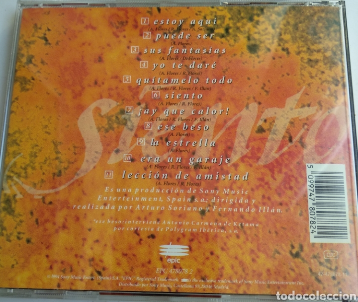 CDs de m&uacute;sica: *ROSARIO, SPAIN, EPIC, 1994 - Foto 2