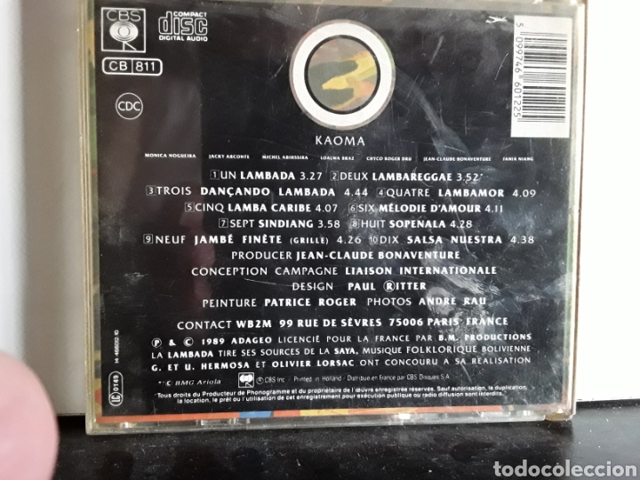 CDs de m&uacute;sica: Kaoma &lrm;&ndash; Worldbeat - Foto 2