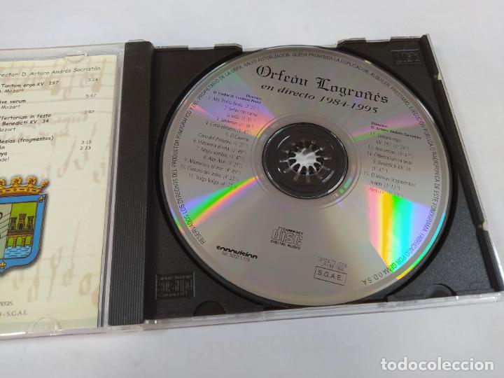 CDs de m&uacute;sica: ORFEON LOGRO&Ntilde;ES EN DIRECTO. CD. 1984-1995. TDKCD31 - Foto 2
