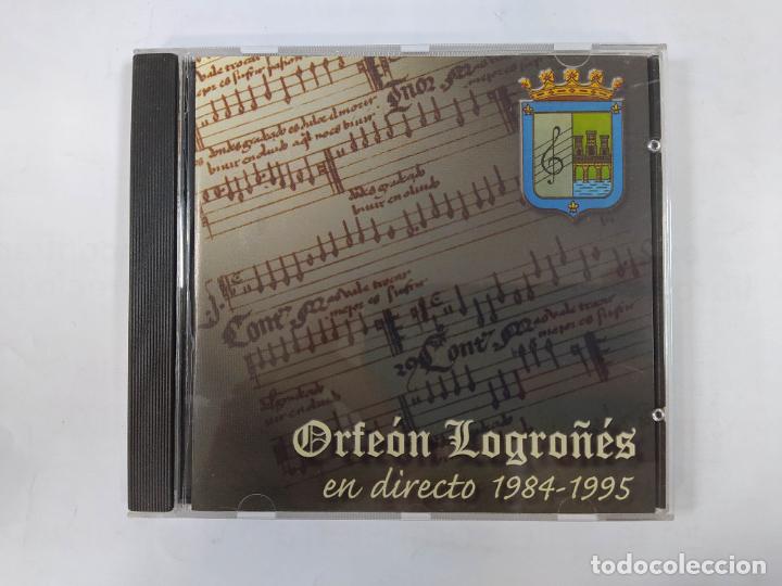 CDs de m&uacute;sica: ORFEON LOGRO&Ntilde;ES EN DIRECTO. CD. 1984-1995. TDKCD31 - Foto 1