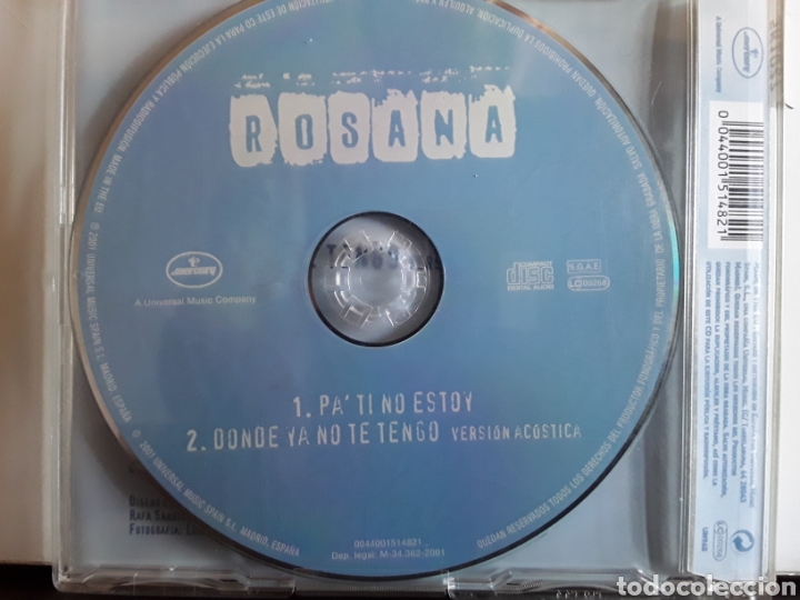 CDs de m&uacute;sica: Rosana &lrm;&ndash; Rosana - Foto 2