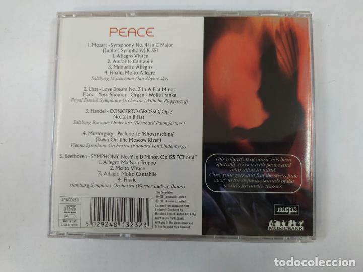 CDs de m&uacute;sica: PEACE. RELAX WITH THE CLASSICS. CD. TDKCD195 - Foto 3