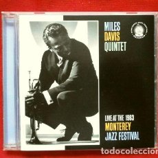 CDs de Música: MILES DAVIS QUINTET (CD 2007) LIVE AT THE 1963 MONTEREY JAZZ FESTIVAL. Lote 342442848