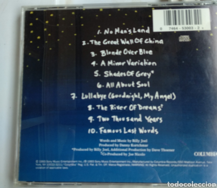 CDs de m&uacute;sica: *BILLY JOEL, US, COLUMBIA, 1993 - Foto 2