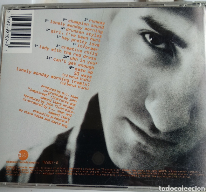 CDs de m&uacute;sica: *SNOW, US, EASWEST, 1993 CDM.2 - Foto 2