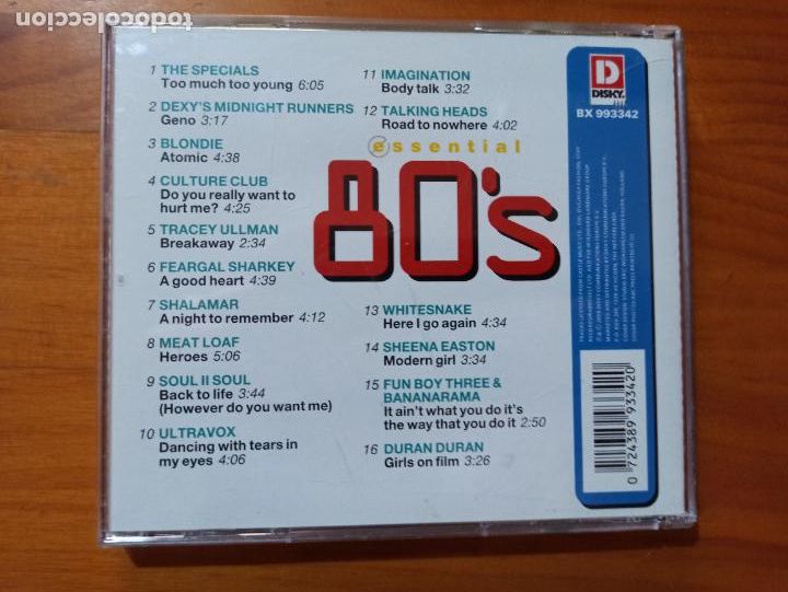 CDs de m&uacute;sica: CD ESSENTIAL 80S - LEER DESCRIPCION (6L) - Foto 2