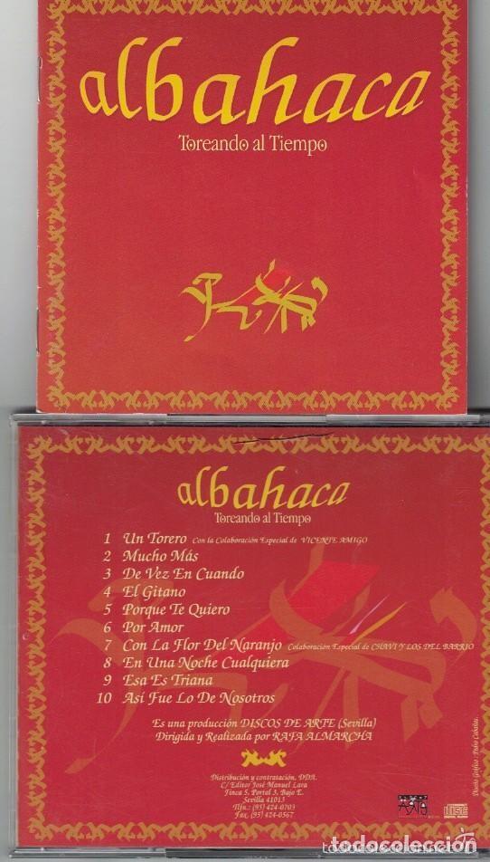CD di Musica: sevillanas, rumbas y canciones - albahaca - toreando el tiempo