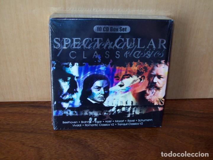 CD di Musica: SPECTACULAR CLASSICS - 10 CD BOX SET ESTUCHE DE CARTON - NUEVO PRECINTADO
