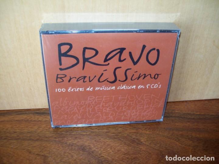 CD di Musica: BRAVO BRAVISSIMO - 100 EXITOS DE LA MUSICA CLASICA EN 5 CDS NUEVO PRECINTADO