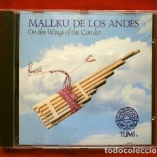 CDs de Música: MALLKU DE LOS ANDES (CD NEW AGE) ON THE WINGS OF THE CONDOR - MUSICA DE LOS ANDES - EDWIN ROBERTS