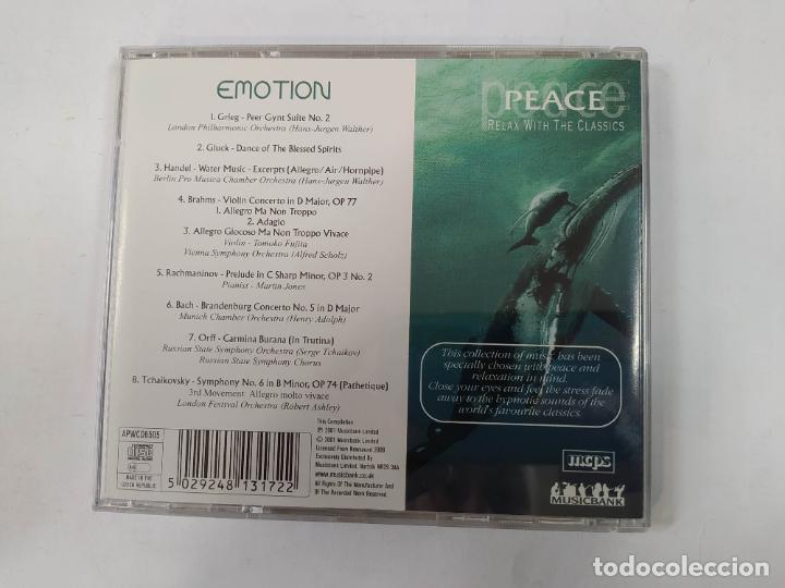 CDs de m&uacute;sica: EMOTION - PEACE - RELAX WITH THE CLASSICS. CD. TDKCD195 - Foto 3