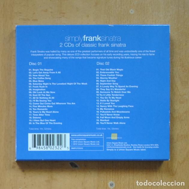CDs de m&uacute;sica: FRANK SINATRA - SIMPLY - 2 CD - Foto 2