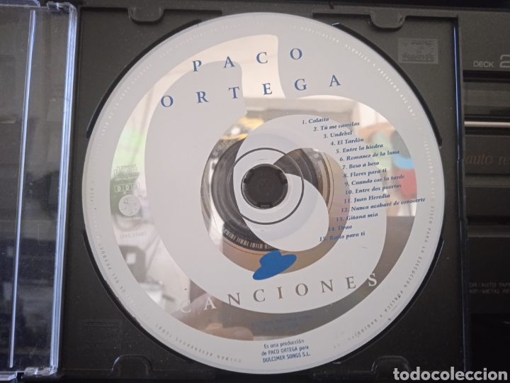 CDs de m&uacute;sica: PACO ORTEGA * CANCIONES (s&oacute;lo disco, sin libro) - Foto 1
