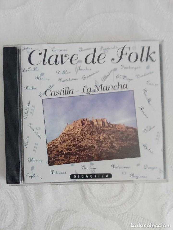 CDs de m&uacute;sica: CLAVE DE FOLK - Castilla La Mancha - Foto 1