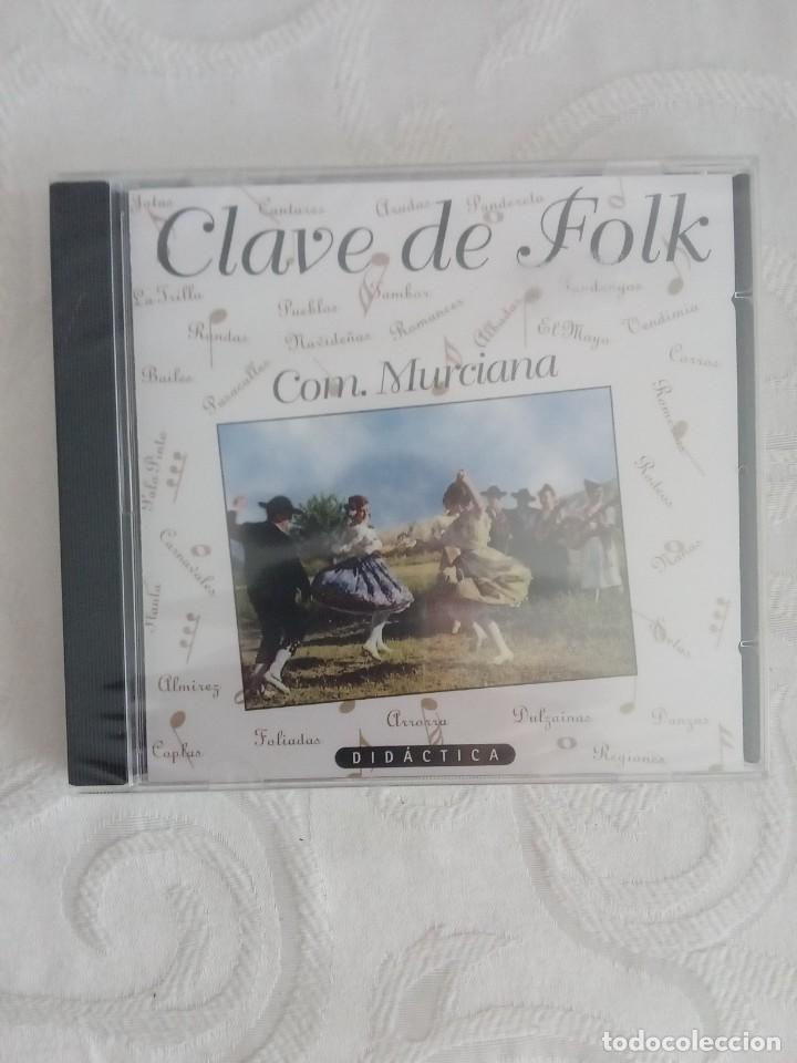 CDs de m&uacute;sica: CLAVE DE FOLK - Com. Murciana - Foto 1