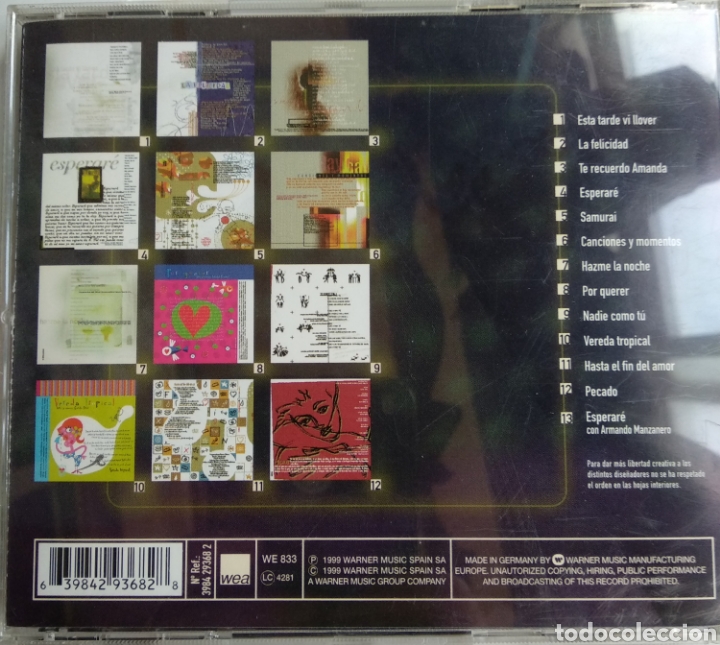 CDs de m&uacute;sica: *PRESUNTOS IMPLICADOS, GERMANY, WEA, 1999 - Foto 2