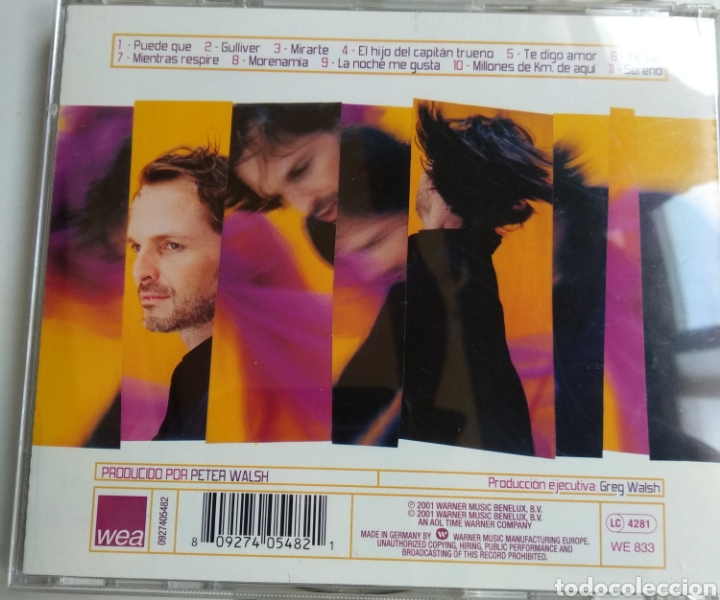 CDs de m&uacute;sica: *MIGUEL BOSE, GERMANY, WEA 2001 - Foto 2