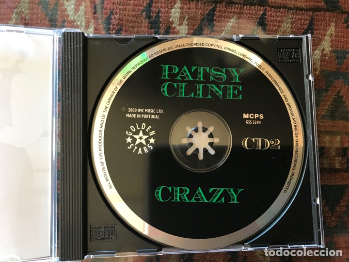 CDs de m&uacute;sica: Patsy Cline. Crazy. 2 CD&rsquo;s. Goleen stars. Muy dif&iacute;cil - Foto 5