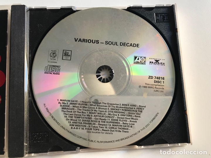 CDs de m&uacute;sica: Various Soul Decade - Foto 4