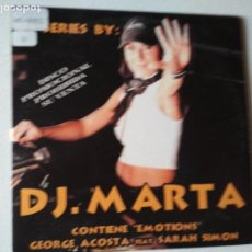 CDs de Música: DJ,MARTA,DJ SERIES BY, CONTIENE EMOTIONS, CD SINGLE PROMOCIONAL,2001. Lote 343033993
