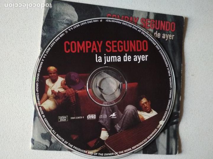 CDs de m&uacute;sica: Compay Segundo &lrm;&ndash; La Juma De Ayer CD SINGLE, 1998 - Foto 2