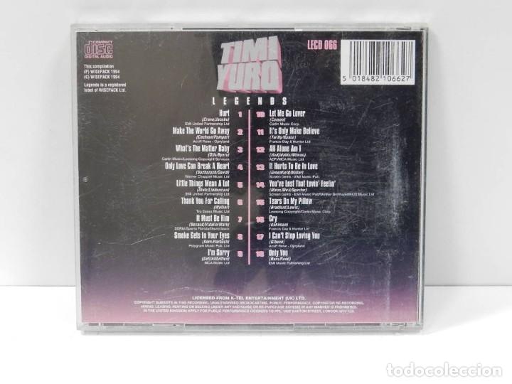 CDs de m&uacute;sica: DISCO CD. Timi Yuro &ndash; Legends. COMPACT DISC. - Foto 2