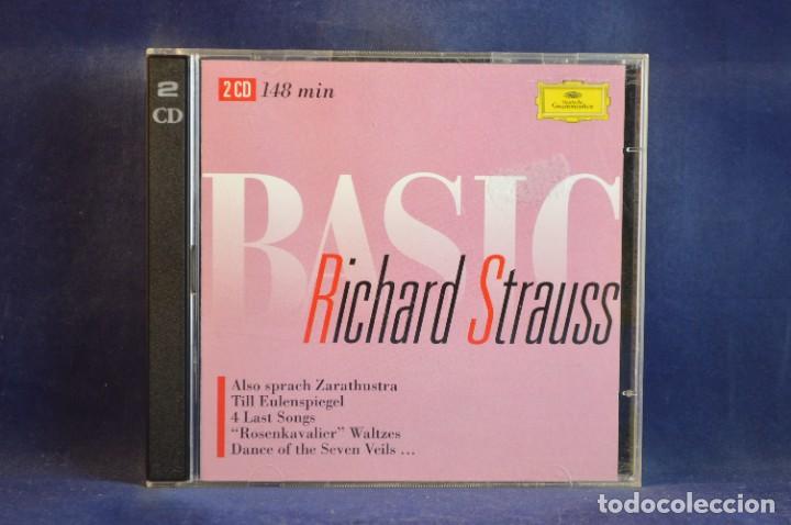 CDs de m&uacute;sica: RICHARD STRAUSS, KARAJAN, STEINBERG, B&Ouml;HM, ABBADO - BASIC RICHARD STRAUSS - 2 CD - Foto 1