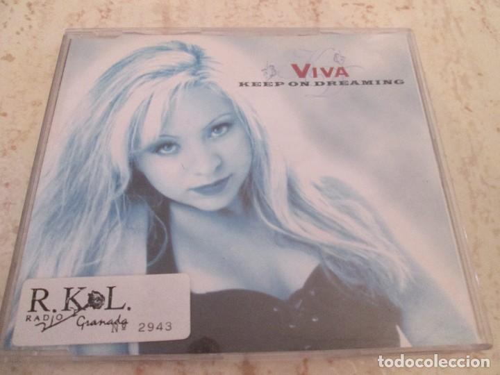 CDs de m&uacute;sica: VIVA - Keep on Dreaming. CD Maxi Single 1996. RARO. Impecable - Foto 1