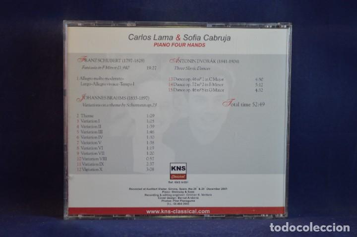 CDs de m&uacute;sica: CARLOS LAMA, SOFIA CABRUJA - SCHUBERT, BRAHMS, DVORAK - CD - Foto 2