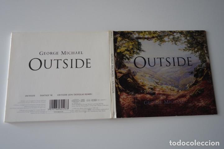 CDs de m&uacute;sica: GEORGE MICHAEL: Outside. CD SINGLE ORIGINAL UK. 3 TEMAS - Foto 1