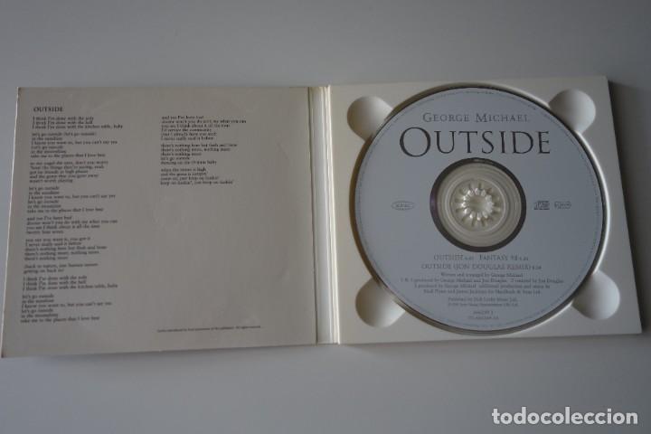 CDs de m&uacute;sica: GEORGE MICHAEL: Outside. CD SINGLE ORIGINAL UK. 3 TEMAS - Foto 2