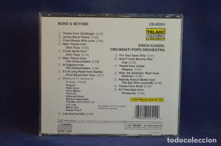 CDs de m&uacute;sica: ERICH KUNZEL, CINCINNATI POPS ORCHESTRA - BOND & BEYOND - CD - Foto 2