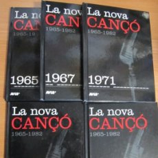 CDs de Música: LOTE 5 LIBRO CD LA NOVA CANÇO 1965/1967/1971/1975/1978. Lote 343355003