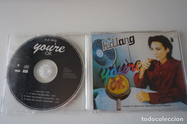 CDs de m&uacute;sica: K.D. LANG: Youre OK. CD SINGLE. 4 TEMAS - Foto 1